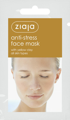 ZIAJA Antistresinė veido kaukė su geltonuoju moliu 7 ml paveikslėlis