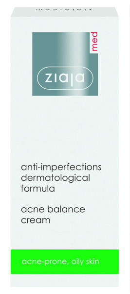 Ziaja Med anti-imperfections veido kremas nuo spuogų, 50 ml paveikslėlis