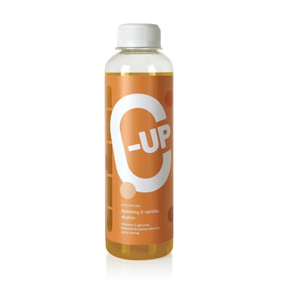 C-UP, vitamino C gėrimas, apelsinų ir vanilės skonio, 250 ml paveikslėlis
