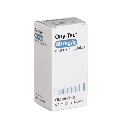 ONY-TEC, 80 mg/g, vaistinis nagų lakas, (l.imp.), 6,6 ml, N1 paveikslėlis