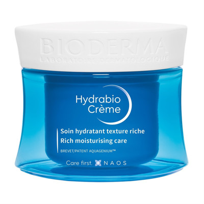 BIODERMA HYDRABIO CREME, drėkinamasis kremas dehidratuotai, sausai odai, 50 ml paveikslėlis