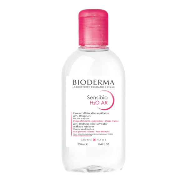 BIODERMA SENSIBIO AR H2O, micelinis valomasis vanduo jautriai, raustančiai odai, 250 ml paveikslėlis