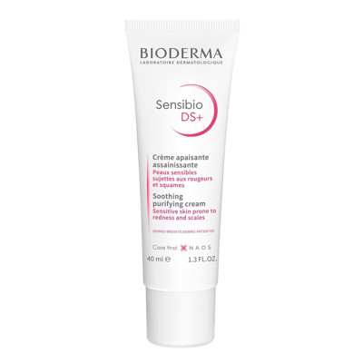 BIODERMA SENSIBIO DS+, specifinė jautrios, pleiskanojančios ir paraudusios odos priežiūros priemonė, 40 ml paveikslėlis