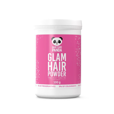 Maisto papildas plaukams Hair Care Panda  pudra „Glam Hair Powder“ , 100 g