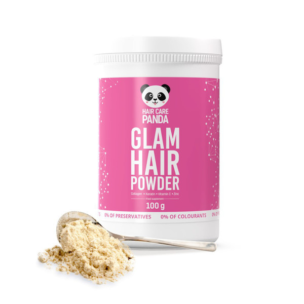 Maisto papildas plaukams Hair Care Panda  pudra „Glam Hair Powder“ , 100 g 2