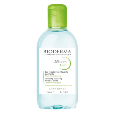 BIODERMA SEBIUM H2O, micelinis valomasis vanduo, 250 ml paveikslėlis