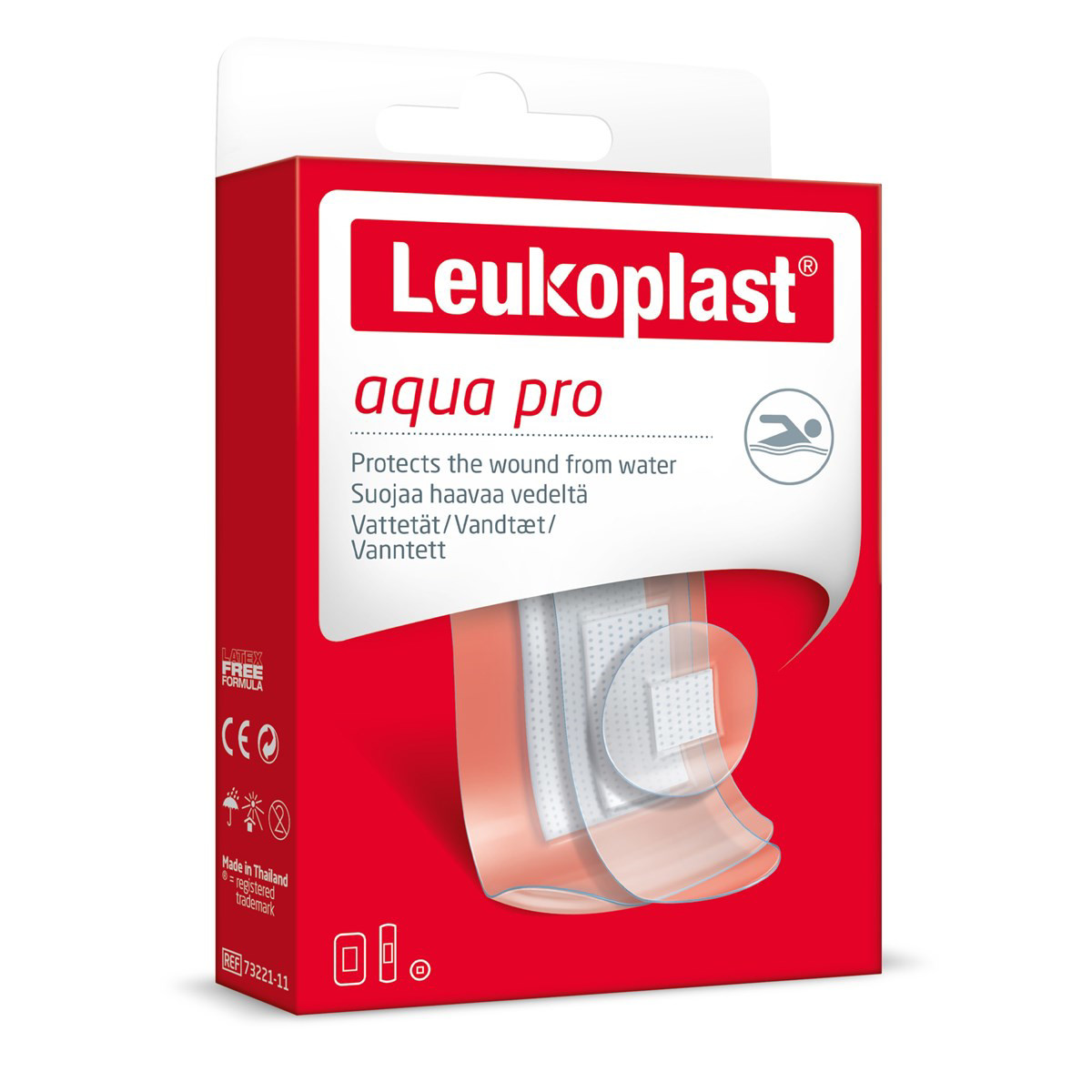 LEUKOPLAST AQUA PRO, vandeniui atsparus pleistas, 20 vnt.