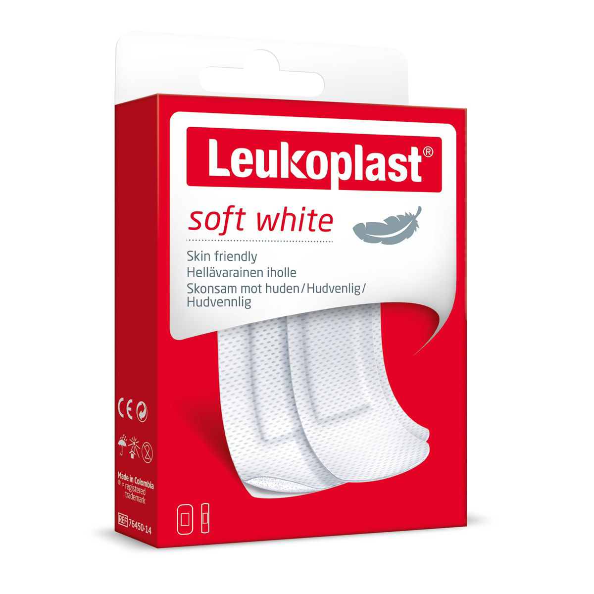 LEUKOPLAST SOFT, švelnus pleistras, 20 vnt.