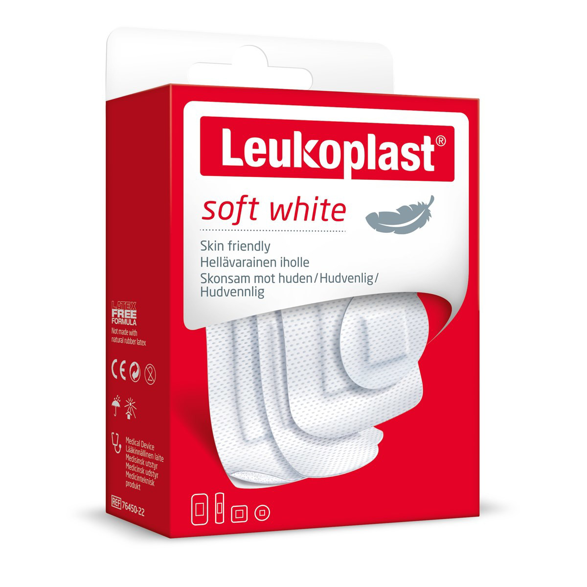 LEUKOPLAST SOFT, švelnus pleistras, 30 vnt.