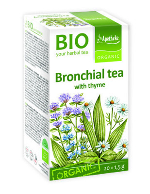 APOTHEKE BIO „Bronchata“ arbata su čiobreliais, 1,5g N20 paveikslėlis