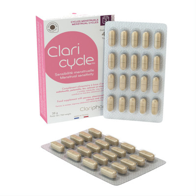 CLARICYCLE, maisto papildas esant skausmingoms menstruacijoms, 40 tablečių paveikslėlis
