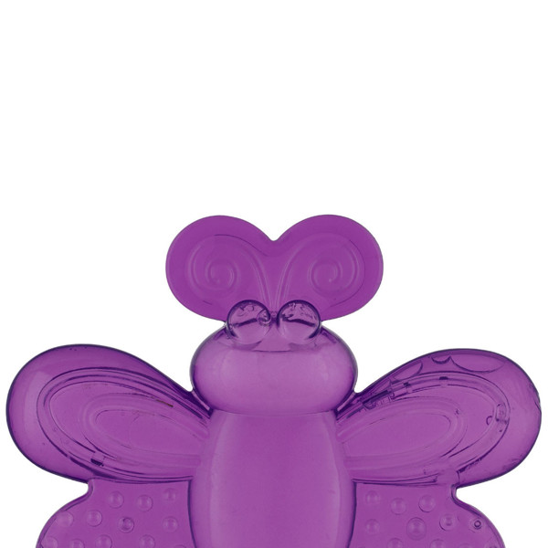 Baboo kramtukas su vėsinančiu vandens užpildu, 4+ mėn, Drugelis, violetinė paveikslėlis