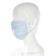 MATOPAT, Kaukė medicininė, 3 sluoksnių su elastingomis juostomis, M, N30  paveikslėlis