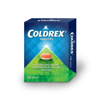 COLDREX, tabletės, N12  paveikslėlis