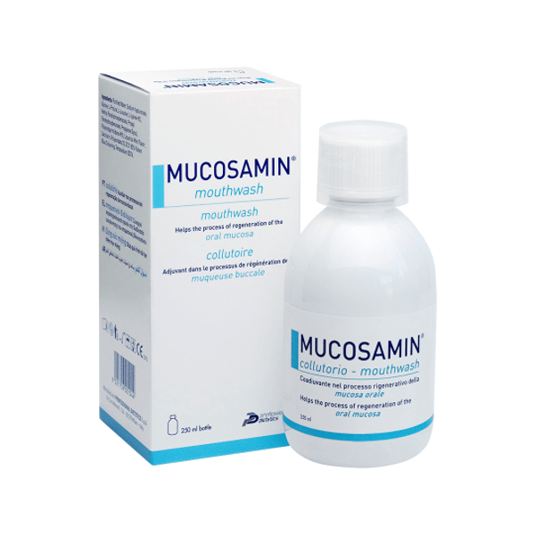 Mucosamin, burnos skalavimo skystis, 250 ml paveikslėlis