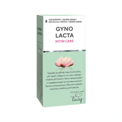 GYNOLACTA, 8 vaginalinės tabletės paveikslėlis