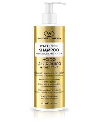 LR wonder company šampūnas nuo plaukų slinkimo su hialurono rūštimi ir keratinu 250ml paveikslėlis