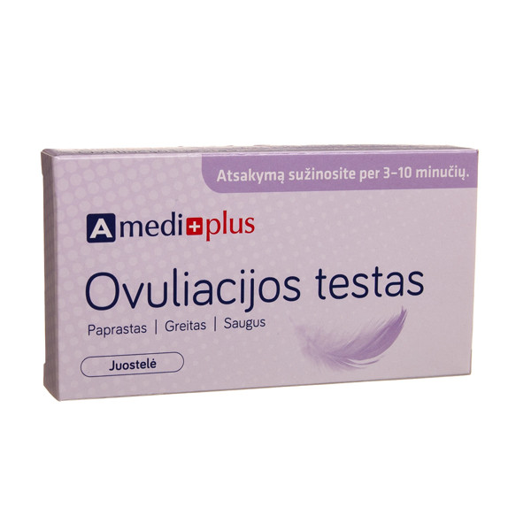 liberal ore Invite AMEDIPLUS ovuliacijos testas | Gintarinė vaistinė