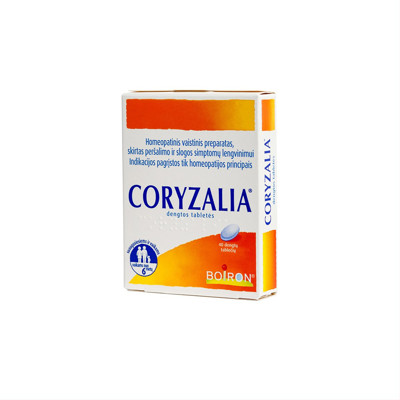 CORYZALIA, dengtos tabletės, N40  paveikslėlis