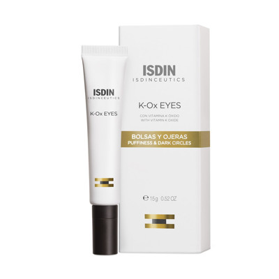 ISDIN K-OX, paburkimus ir patamsėjimus apie akis mažinantis kremas su vitamino K oksidu, 15 ml paveikslėlis