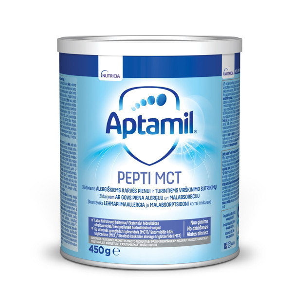 APTAMIL PEPTI MCT, 450g paveikslėlis