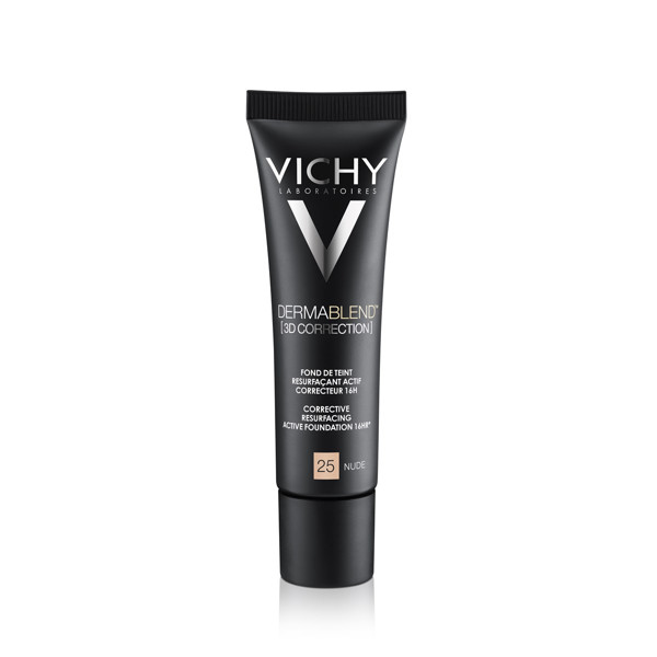 VICHY DERMABLEND 3D, koreguojamasis makiažo pagrindas, SPF25, Nr.25, 30 ml paveikslėlis