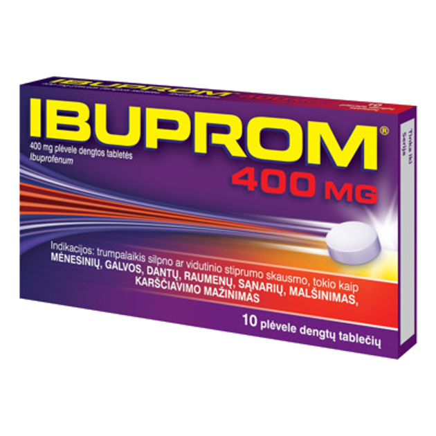 Ibuprofenas kategorijos paveikslėlis 