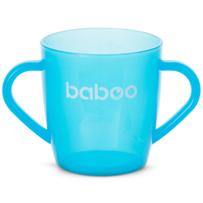 Baboo puodelis, 12+ mėn, mėlyna paveikslėlis