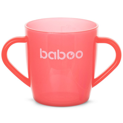 Baboo puodelis, 12+ mėn, raudona paveikslėlis