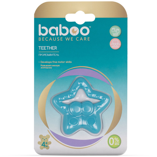 Baboo kramtukas silikoninis, 4+ mėn, Žvaigždė paveikslėlis