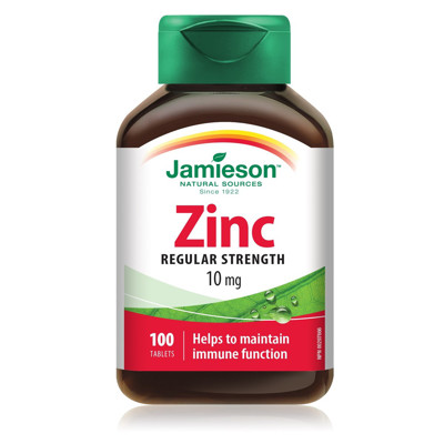 JAMIESON ZINC 10 mg, 100 tablečių paveikslėlis
