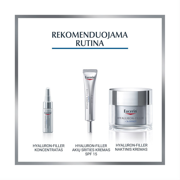 EUCERIN HYALURON - FILLER, dieninis kremas sausai odai, SPF 15, 50 ml paveikslėlis