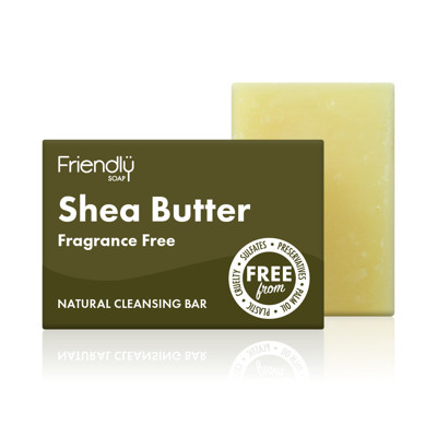 FRIENDLY SOAP natūralus rankų darbo veido muilas su sviestmedžiu „Shea Butter", 95 g paveikslėlis
