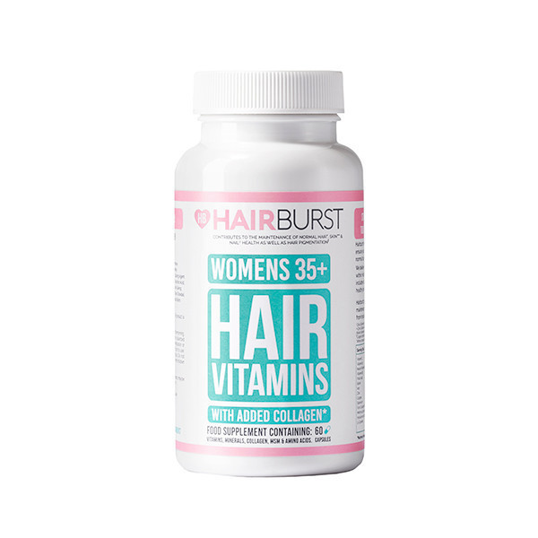 HairBurst maisto papildai plaukams moterims 35+, 60 kapsulių