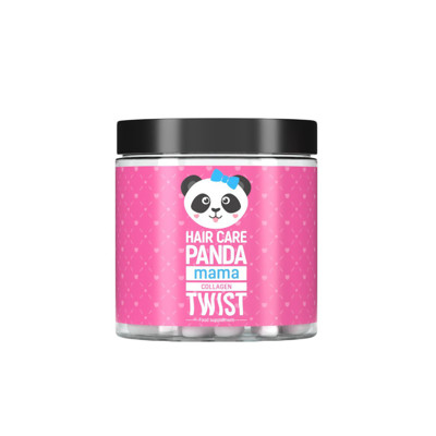 Maisto papildas „Hair Care Panda collagen twist mama “ plaukų priežiūrai, 14,85 g, 30 kapsulių