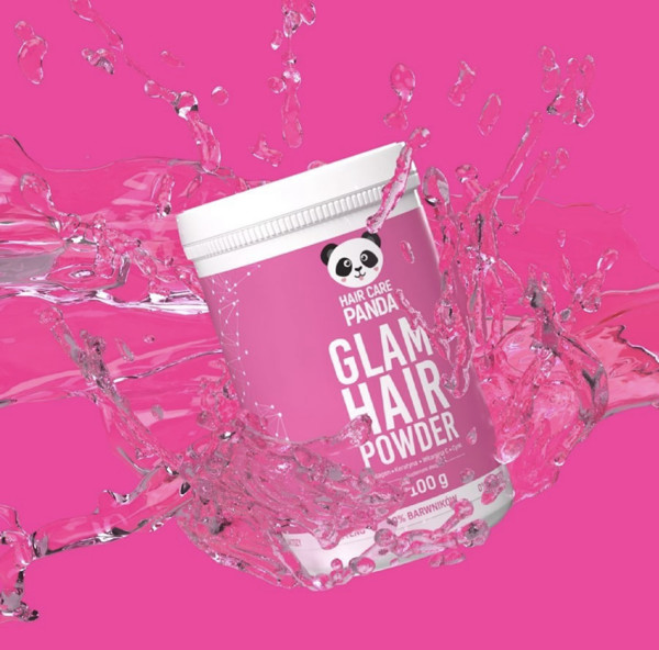 Maisto papildas plaukams Hair Care Panda pudra „Glam Hair Powder“ , 100 g
