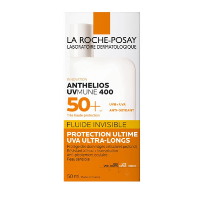 LA ROCHE-POSAY ANTHELIOS, apsauginis veido fluidas, SP50+, 50 ml paveikslėlis