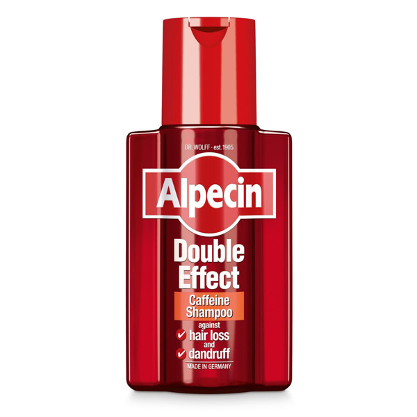 ALPECIN, dvejopo poveikio šampūnas su kofeinu nuo pleiskanų ir plaukų slinkimo, 200 ml paveikslėlis