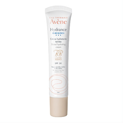AVENE HYDRANCE BB RICH, drėkinamoji emulsija, tonuojanti, SPF 30, 40ml paveikslėlis