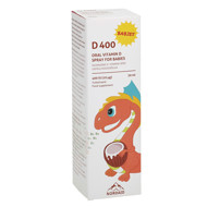 NORDAID D400 SPRAY BABIES, purškiamas vitaminas D3 su MCT kokosų aliejumi, 400IU, 200 purškimų, 30m paveikslėlis