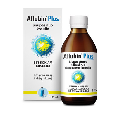AFLUBIN PLUS, sirupas nuo kosulio, 175ml paveikslėlis