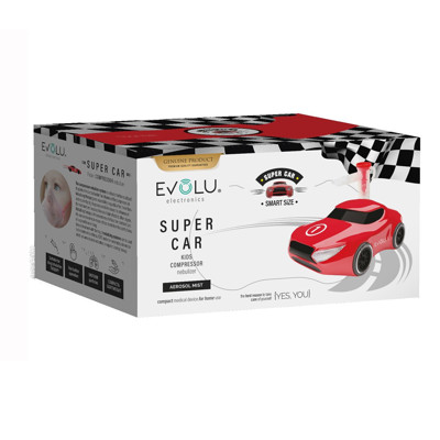 EVOLU SUPER CAR, vaikiškas inhaliatorius paveikslėlis
