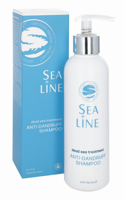 SEA LINE Dead Sea Treatment Šampūnas nuo pleiskanų su Negyvosios jūros druska 200ml paveikslėlis