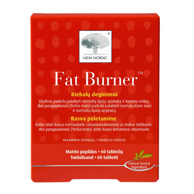 NEW NORDIC FAT BURNER, 60 tablečių paveikslėlis
