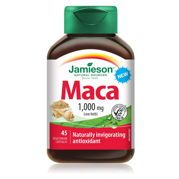 JAMIESON MACA EKSTRAKTAS 50 mg, 45 kapsulės paveikslėlis