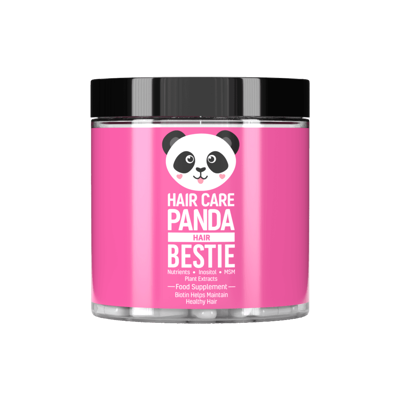 Maisto papildas „Hair Care Panda Bestie“ plaukų priežiūrai, 60 kapsulių paveikslėlis