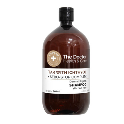 THE DOCTOR, DEGUTAS+ICHTIOL+SEBO STOP KOMPLEKSAS, šampūnas, 946ml paveikslėlis