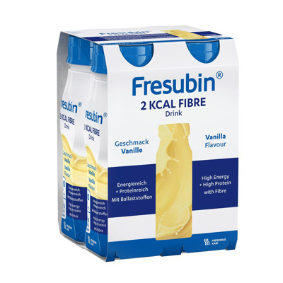 FRESUBIN FIBRE, vanilės skonio, 400 kcal, 200 ml, 4 vnt. paveikslėlis