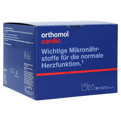 ORTHOMOL CARDIO, milteliai, tabletės ir kapsulės, 30 porcijų paveikslėlis