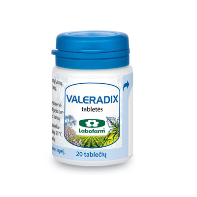 VALERADIX, tabletės, N20  paveikslėlis